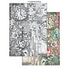 Stamperia Gardens of Time Junk Journal Stickers, Backgrounds, Cut-Outs by Antonis Tzanidakis (SBJK17)
