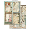 Stamperia Gardens of Time Junk Journal Stickers, Backgrounds, Cut-Outs by Antonis Tzanidakis (SBJK17)