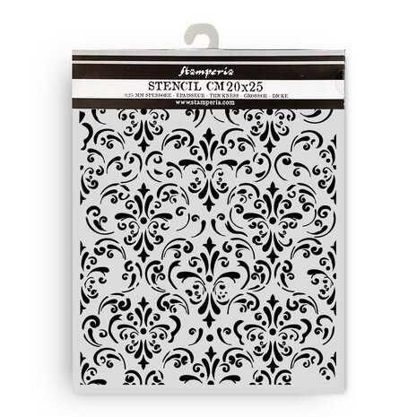 Stamperia Gardens of Time Thick Stencil 20x25cm Wallpaper by Antonis Tzanidakis (KSTD205) Stamperia Gardens of Time Thick Stencil 20x25cm Wallpaper by Antonis Tzanidakis (KSTD205)