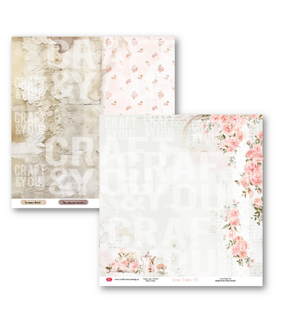 Craft & You Design Rose Tales 12x12 Inch Paper Set 250gsm (12sheets) (CPS-RT30-12) Craft & You Design Rose Tales 12x12 Inch Paper Set 250gsm (12sheets) (CPS-RT30-12)