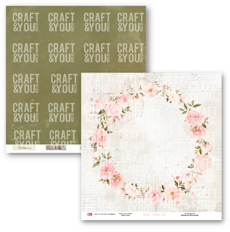 Craft & You Design Rose Tales 12x12 Inch Paper Set 250gsm (6sheets) (CPS-CM30-6) Craft & You Design Rose Tales 12x12 Inch Paper Set 250gsm (6sheets) (CPS-CM30-6)