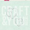 Craft & You Design Hearts Dies by Gosia (CW399)