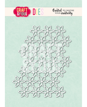 Craft & You Design Flower Background Dies (CW405) Craft & You Design Flower Background Dies (CW405)