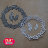 Craft & You Design Willow Wreath with Feathers Dies (CW407)