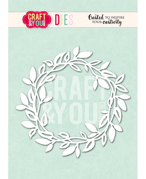 Craft & You Design Leaf Wreath Dies (CW408)