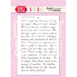 Craft & You Design Handwritten Tekst A6 Stencil (SC018)