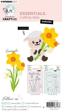Creative Craftlab Daffodils Essentials Cutting Dies (CCL-ES-CD1107) Creative Craftlab Daffodils Essentials Cutting Dies (CCL-ES-CD1107)