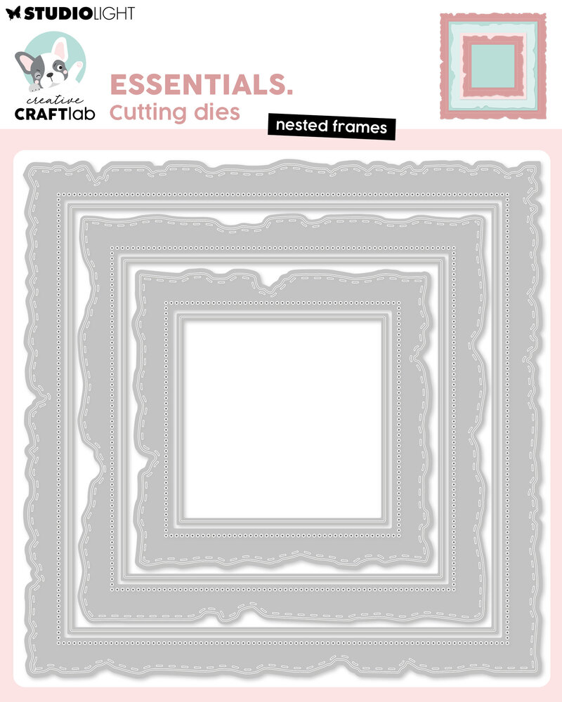 Creative Craftlab Nested Frames Essentials Cutting Dies (CCL-ES-CD1108)