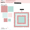 Creative Craftlab Nested Frames Essentials Cutting Dies (CCL-ES-CD1108)
