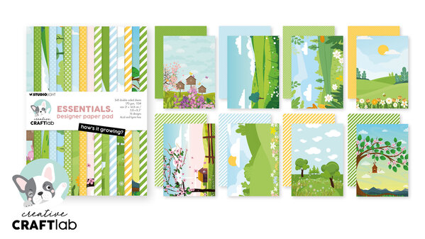 Creative Craftlab How's It Growing? A5 Essentials Designer Paper Pad (CCL-ES-DPP472) Creative Craftlab How's It Growing? A5 Essentials Designer Paper Pad (CCL-ES-DPP472)