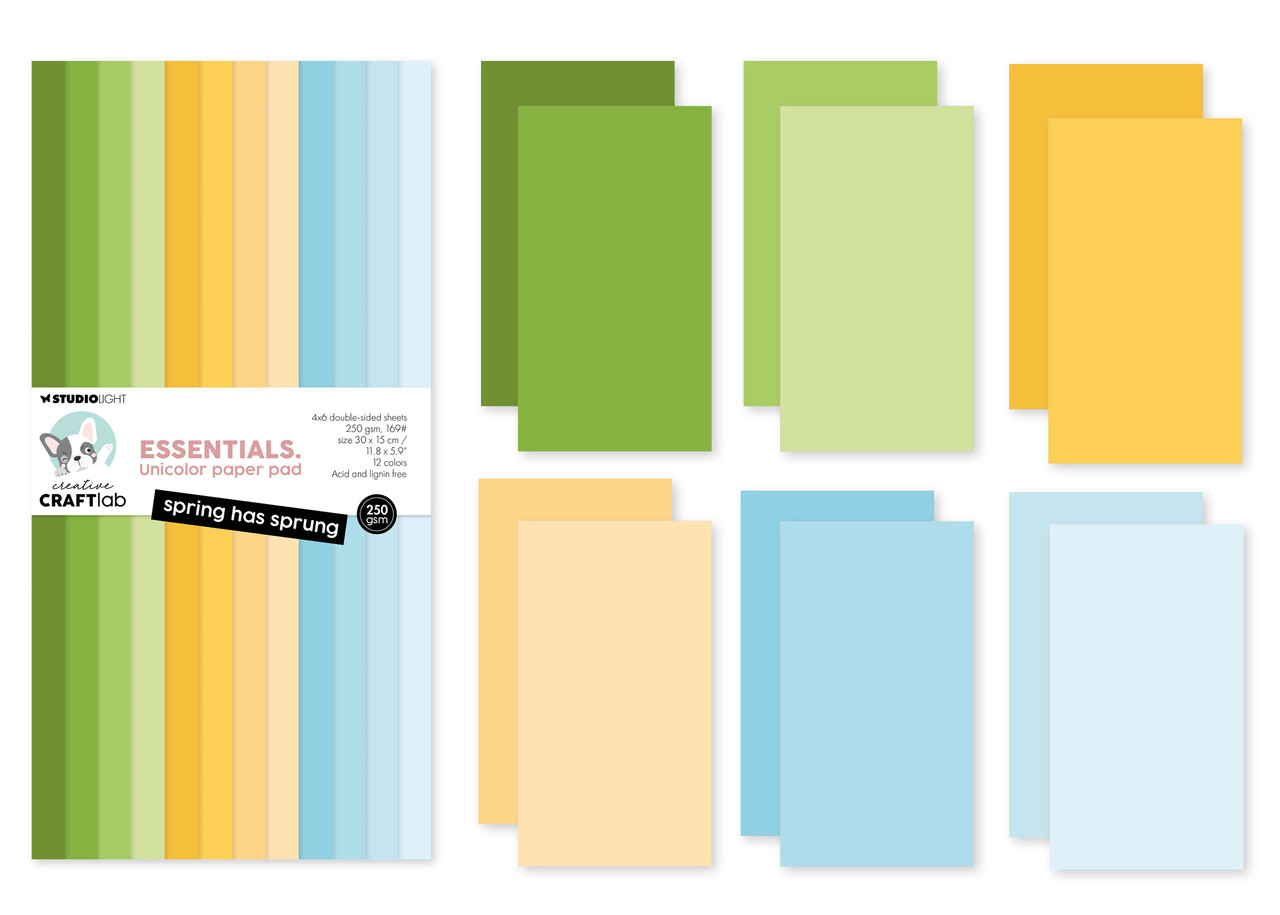 Creative Craftlab Spring Has Sprung Essentials Unicolor Paper Pad (CCL-ES-UPP471) Creative Craftlab Spring Has Sprung Essentials Unicolor Paper Pad (CCL-ES-UPP471)