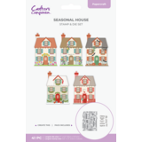 Crafter's Companion Seasonal House Stamp & Metal Die Set (CC-STD-SEHO)