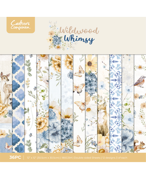 Crafter's Companion Wildwood Whismy 12x12 Inch Paper Pad (CC-WW-PAD12)