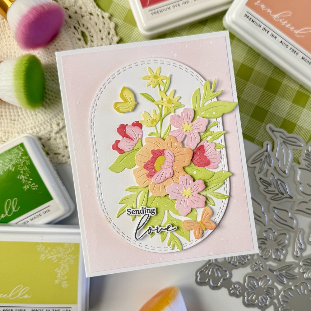 Pinkfresh Studio The Daydream Edit Stencil Floral Daydream by Inna Moreva (321026)