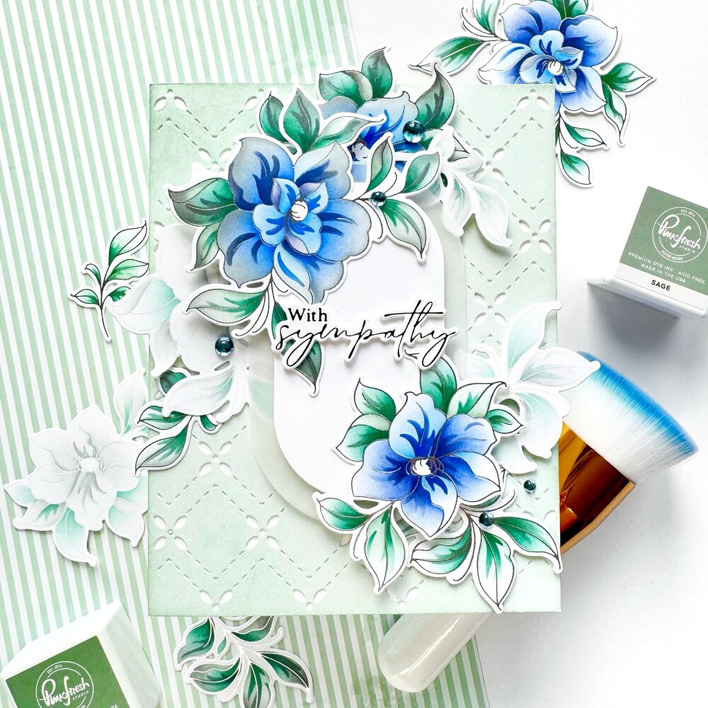 Pinkfresh Studio The Daydream Edit Stencil Floral Daydream by Inna Moreva (321026)