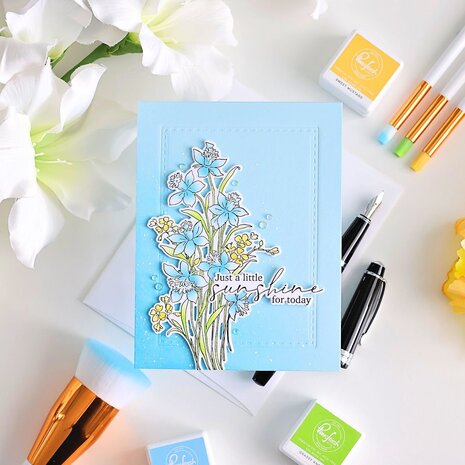 Pinkfresh Studio The Daydream Edit Die Whispering Daffodils by The Whimsical Creative Design Studio (321926)