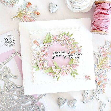 Pinkfresh Studio The Daydream Edit Stencil Whispering Daffodils by The Whimsical Creative Design Studio (322026)