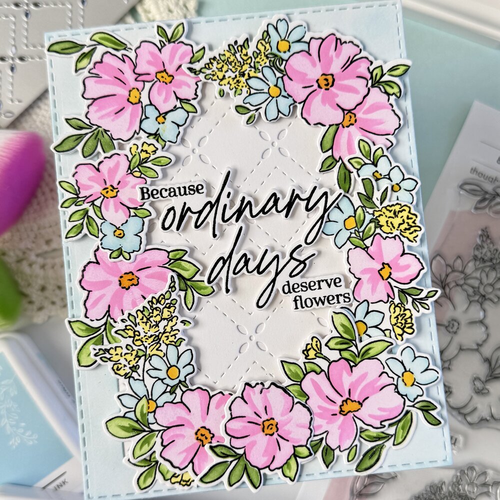 Pinkfresh Studio The Daydream Edit Die Garden Grace by Dawn Woleslagle (323126)