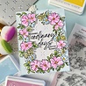 Pinkfresh Studio The Daydream Edit Stencil Garden Grace by Dawn Woleslagle (323226)