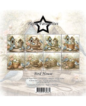 Paper Favourites Bird House 6x6 Inch Paper Pack (PF576)