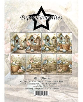 Paper Favourites Bird House A6 Paper Pad (PFA617)
