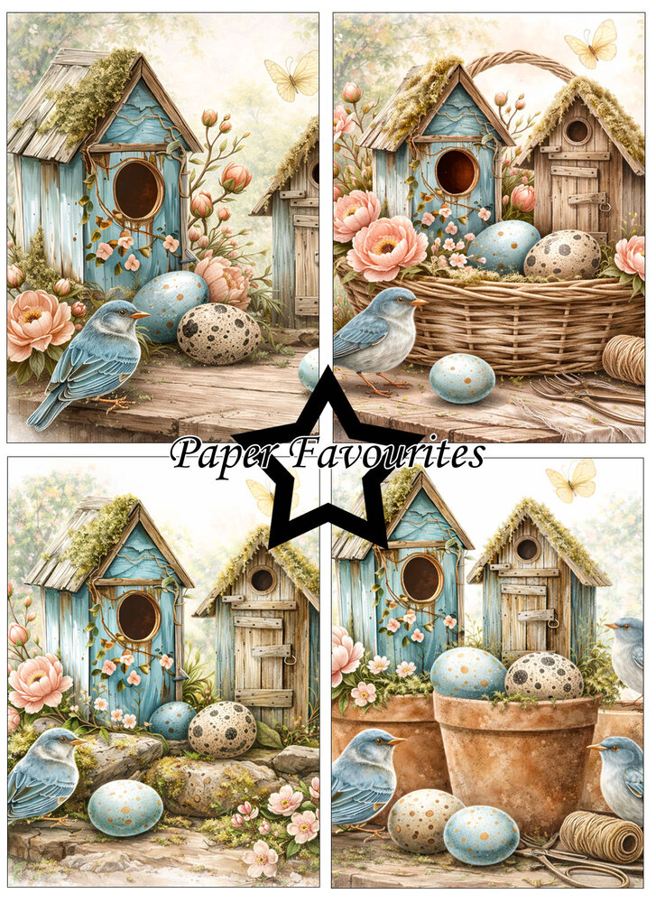 Paper Favourites Bird House A6 Paper Pad (PFA617)