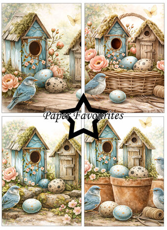 Paper Favourites Bird House A6 Paper Pad (PFA617)