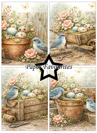 Paper Favourites Bird House A6 Paper Pad (PFA617)