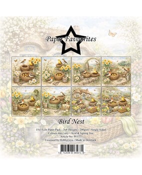 Paper Favourites Bird Nest 6x6 Inch Paper Pack (PF577)