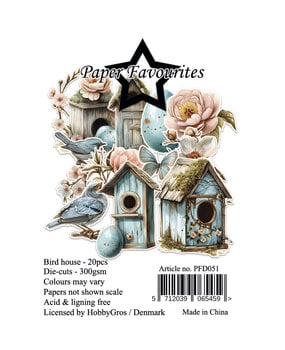 Paper Favourites Die-Cuts A7 Bird House (20pcs) (PFD051)