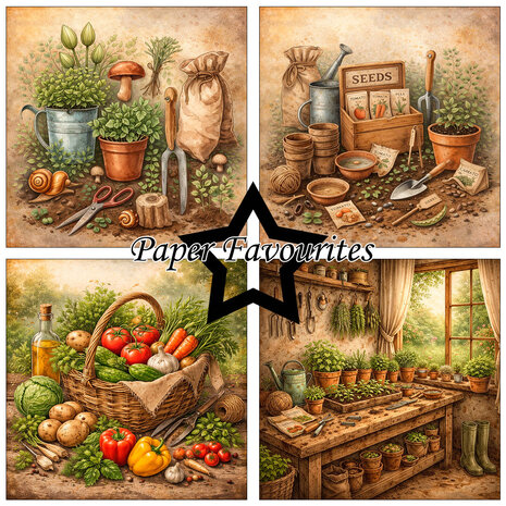 Paper Favourites In the Garden 6x6 Inch Paper Pack (PF578)