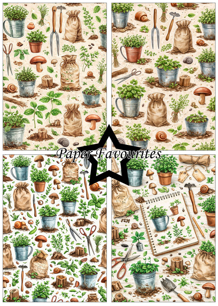 Paper Favourites In the Garden A5 Paper Pack (PFA219)
