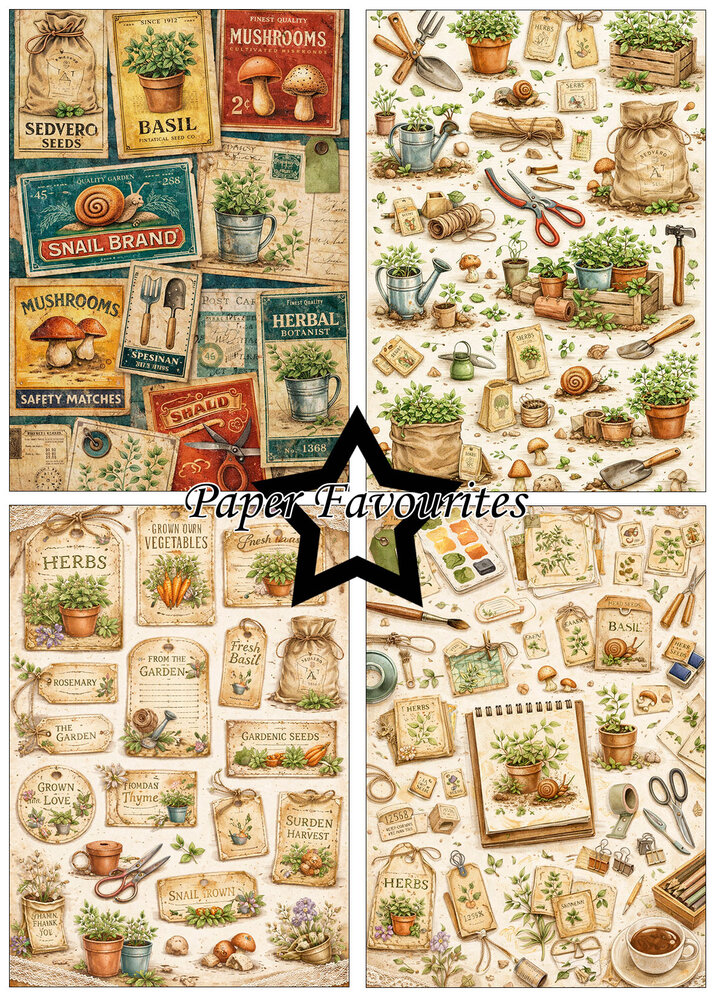 Paper Favourites In the Garden A5 Paper Pack (PFA219)