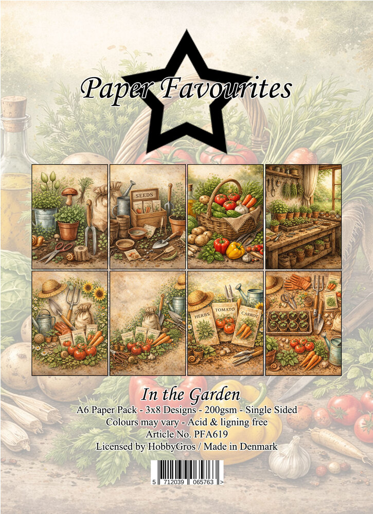 Paper Favourites In the Garden A6 Paper Pad (PFA619)