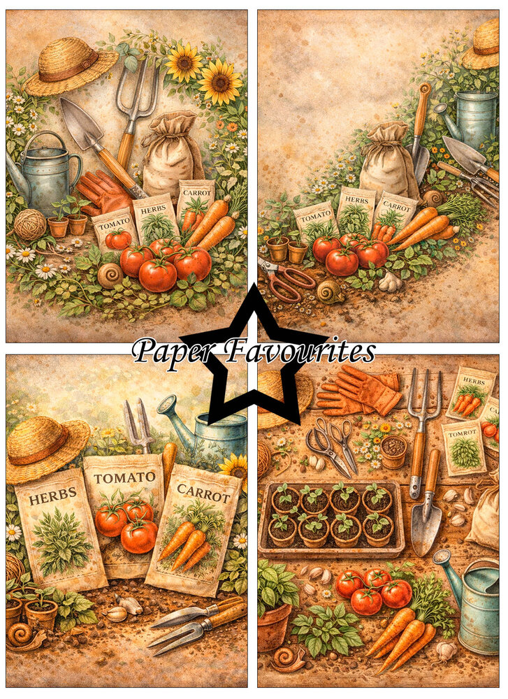 Paper Favourites In the Garden A6 Paper Pad (PFA619)