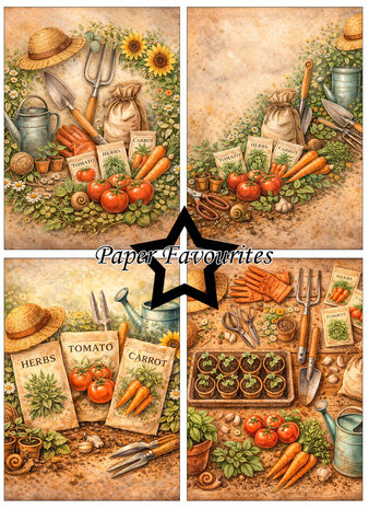 Paper Favourites In the Garden A6 Paper Pad (PFA619)