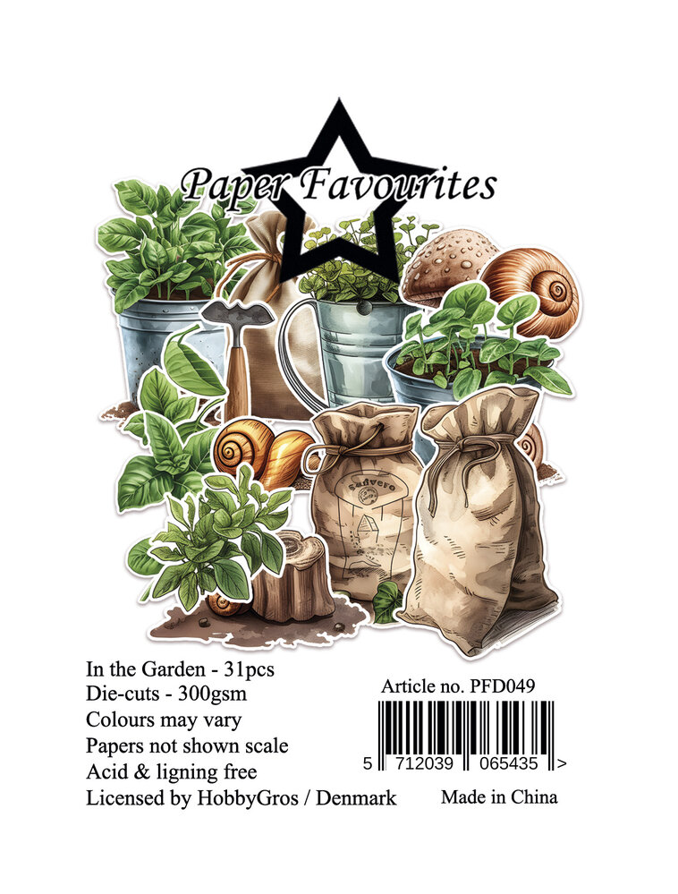 Paper Favourites Die-Cuts A7 In the Garden (31pcs) (PFD049)