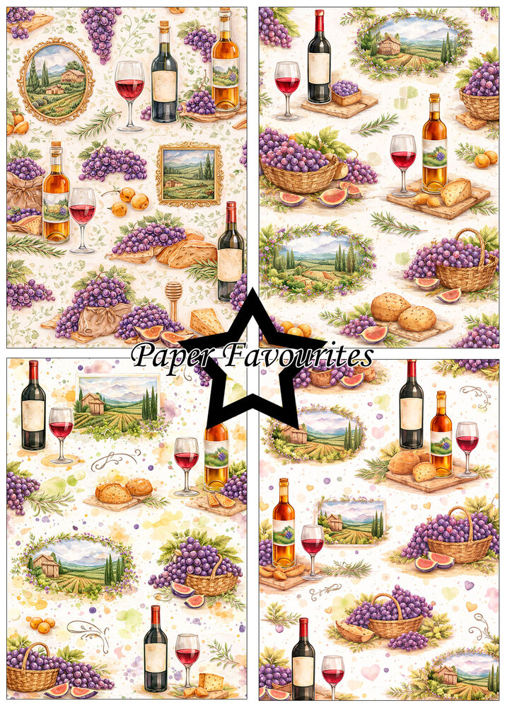 Paper Favourites Provence A5 Paper Pack (PFA220)