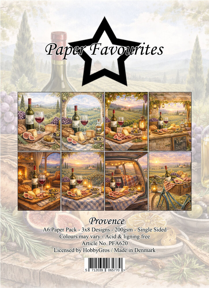 Paper Favourites Provence A6 Paper Pad (PFA620)