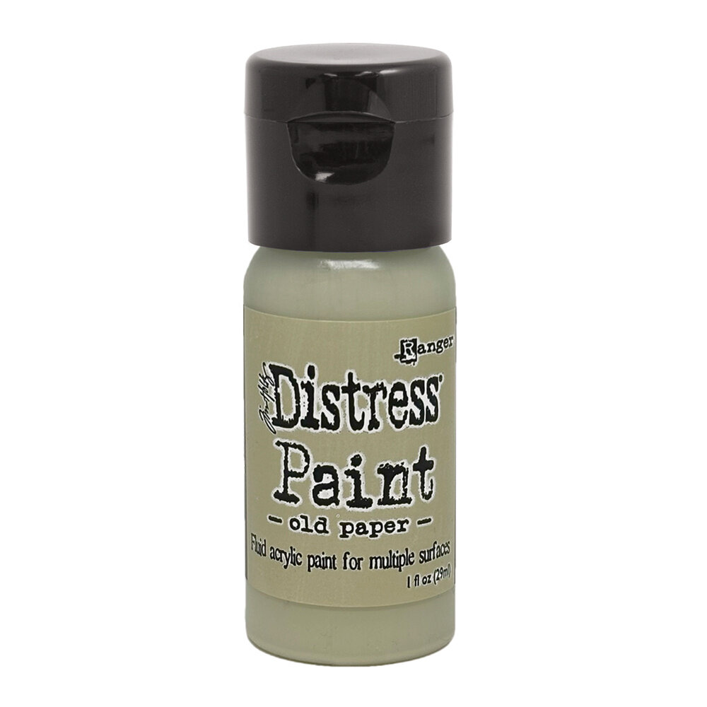 Ranger Tim Holtz Distress Paint Flip Top Old Paper 1 fl oz (29 ml) (TDF53132)