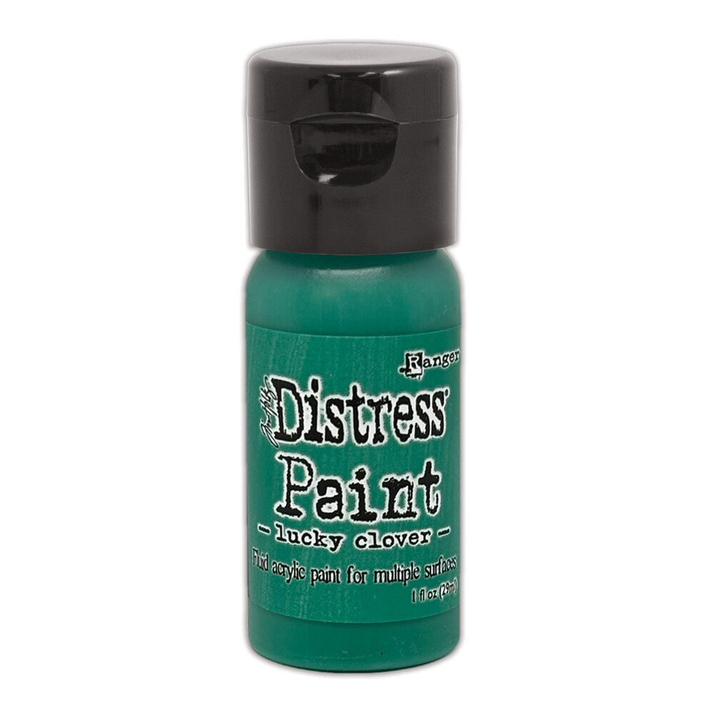 Ranger Tim Holtz Distress Paint Flip Top Lucky Clover 1 fl oz (29 ml) (TDF50636)