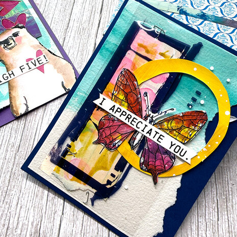 Ranger Dina Wakley MEdia Rub-Ons Flutters (MDA88301)