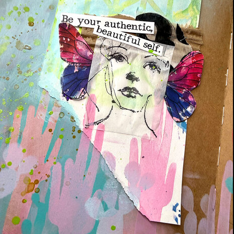 Ranger Dina Wakley MEdia Cling Stamps Flower Crowns (MDR94265)