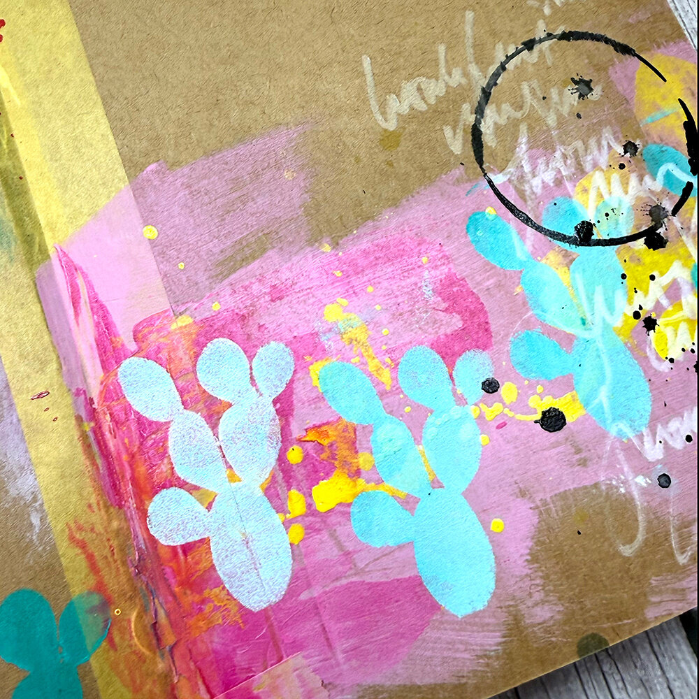 Ranger Dina Wakley MEdia Stencils Cactus Masks (MDS87670)