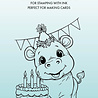Studio Light Hippo Birthday Essentials Clear Stamps (SL-ES-STAMP950)