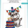 Studio Light Hippo Birthday Essentials Clear Stamps (SL-ES-STAMP950)