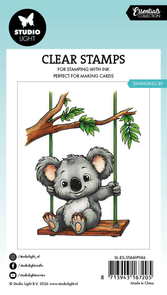 Studio Light Swinging By Essentials Clear Stamps (SL-ES-STAMP946)