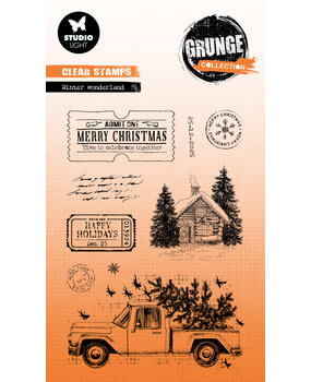 Studio Light Winter Wonderland Grunge Clear Stamp (SL-GR-STAMP844)