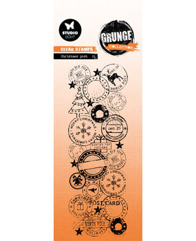 Studio Light Christmas Post Grunge Clear Stamp (SL-GR-STAMP842)