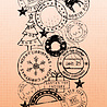 Studio Light Christmas Post Grunge Clear Stamp (SL-GR-STAMP842)